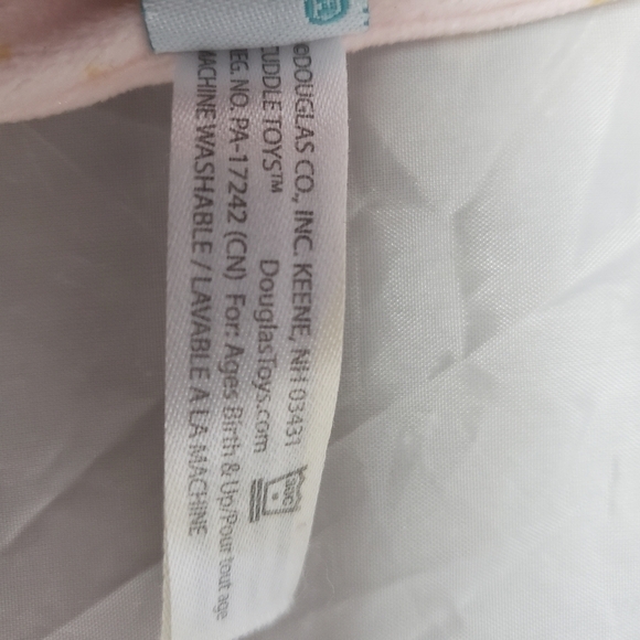 Douglas Baby Princess Doll Lovie Lovey Pink Blonde Girl with Teether Comfort EUC - Picture 10 of 11